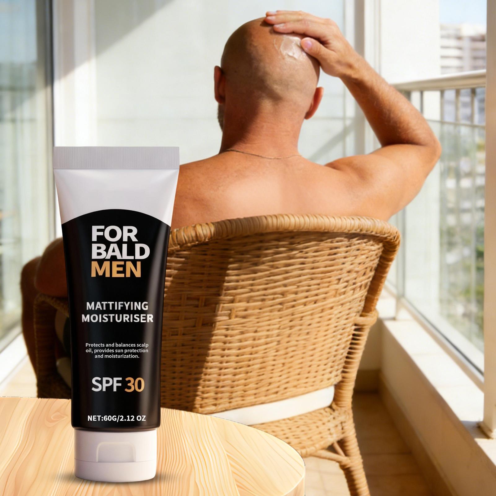 Men'S Grooming Gel - 60g Scalp Moisturizer For Men Spf