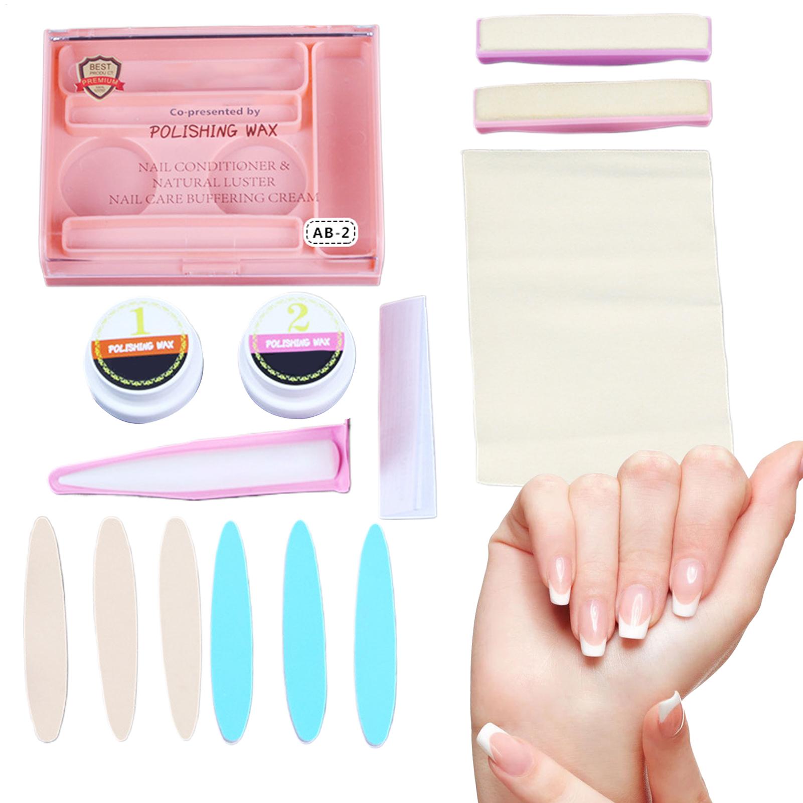 Men'S Grooming Gel - Nail polishing Wax Tool Kit Nail