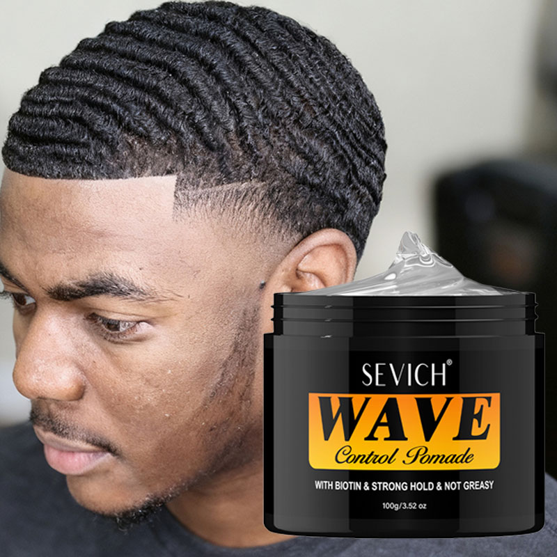 Men'S Grooming Gel - Deep Wave Pomade for African Black