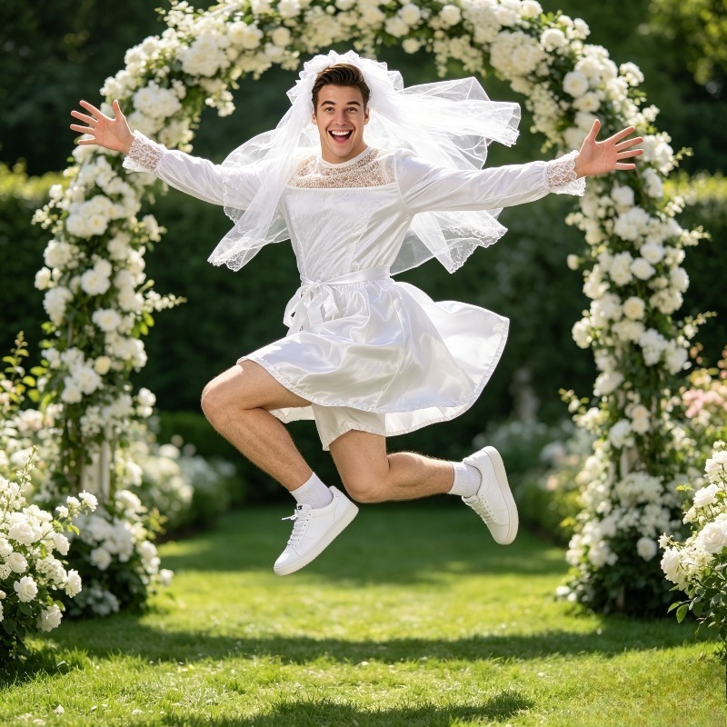 Funny Groom Bride Outfit for M - Mens Grooming Kit For Wedding recension och pris