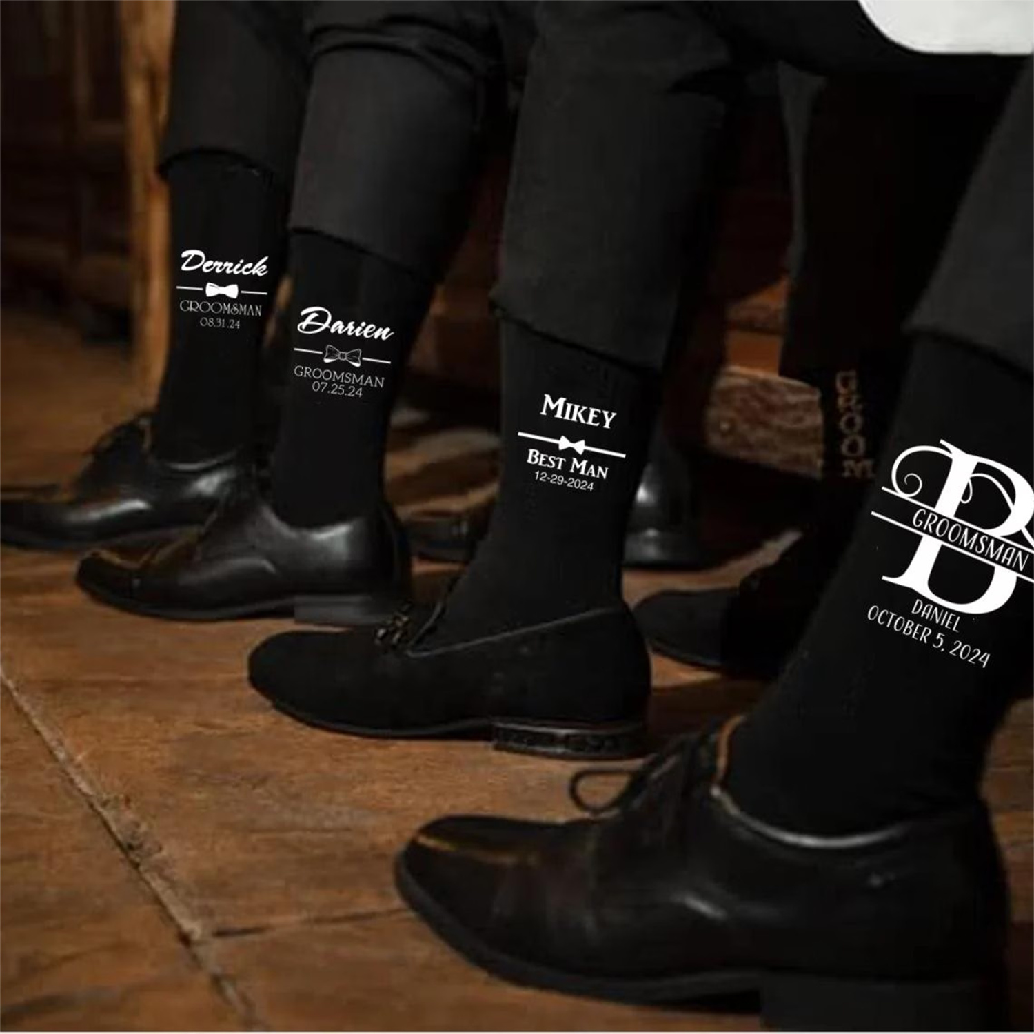 Groomsman Gift Socks, Wedding  - Men'S Grooming For Engagement recension och pris