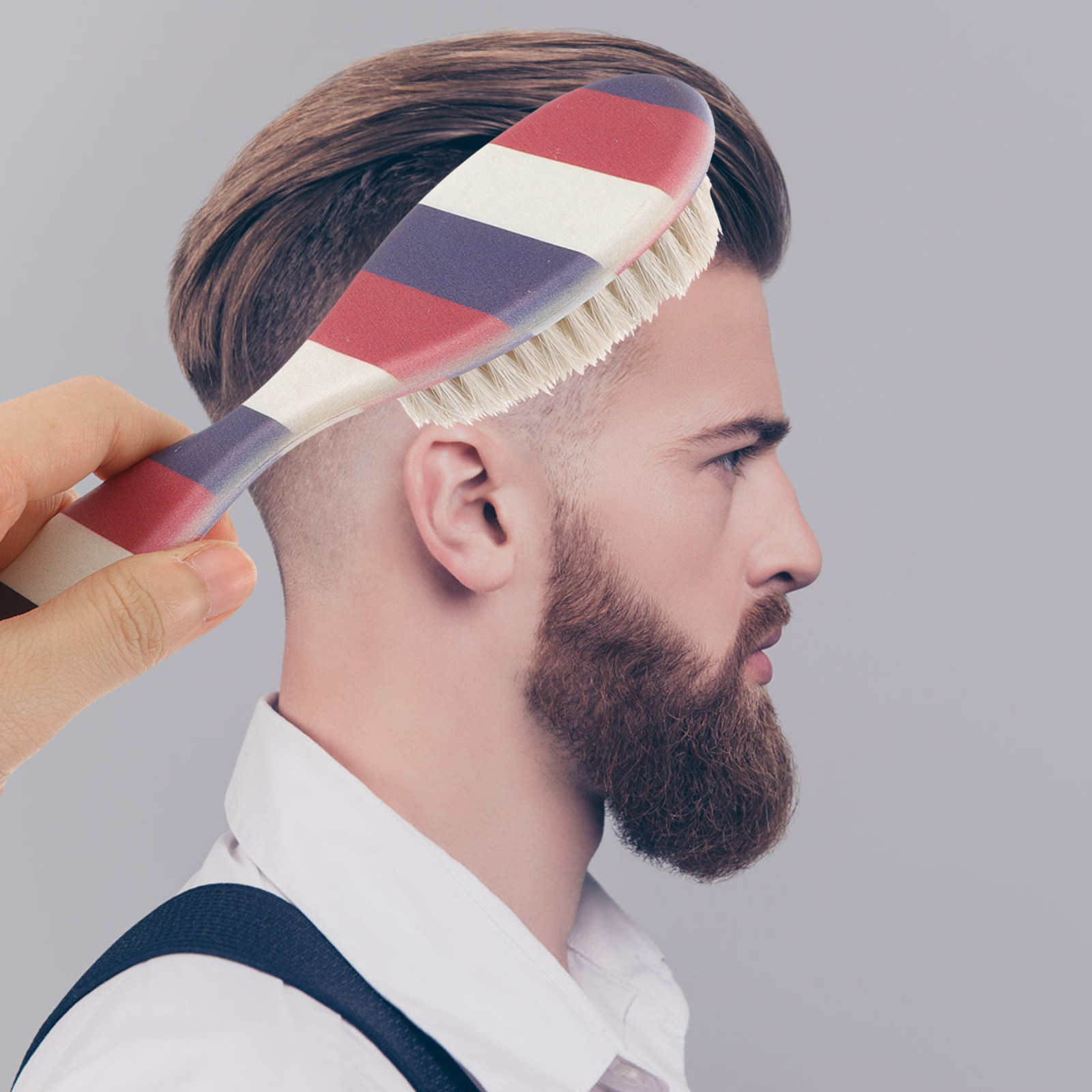 Professional Salon Beard Brush - Mens Grooming Tools recension och pris