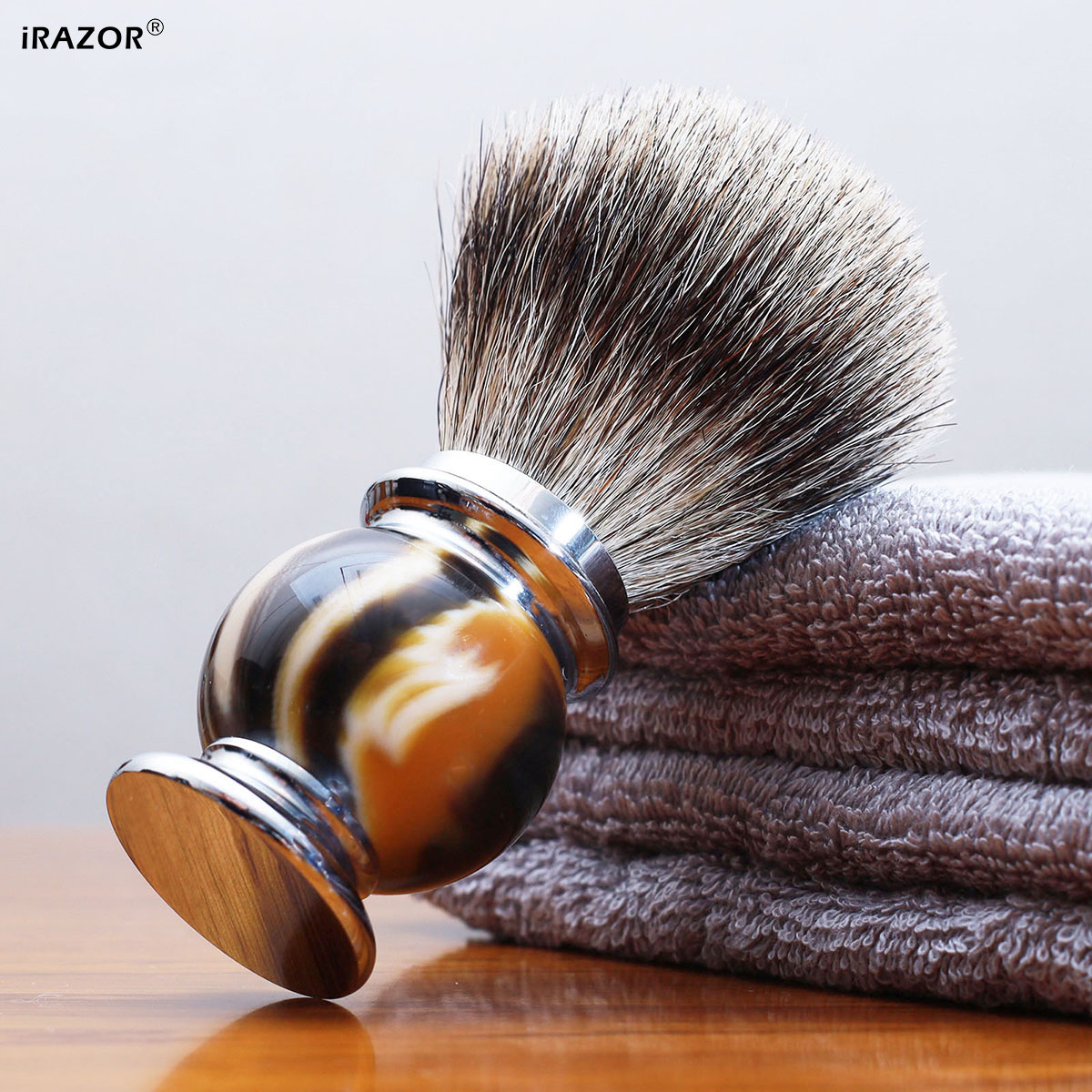 iRAZOR Silvertip Shaving Brush - Men'S Grooming Organizer recension och pris