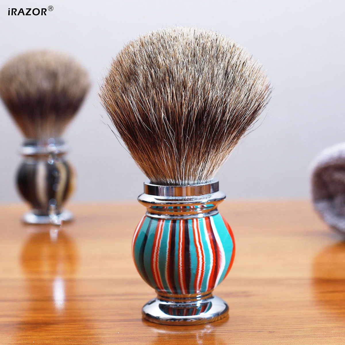 iRAZOR Silvertip Shaving Brush - Men'S Grooming Organizer recension och pris