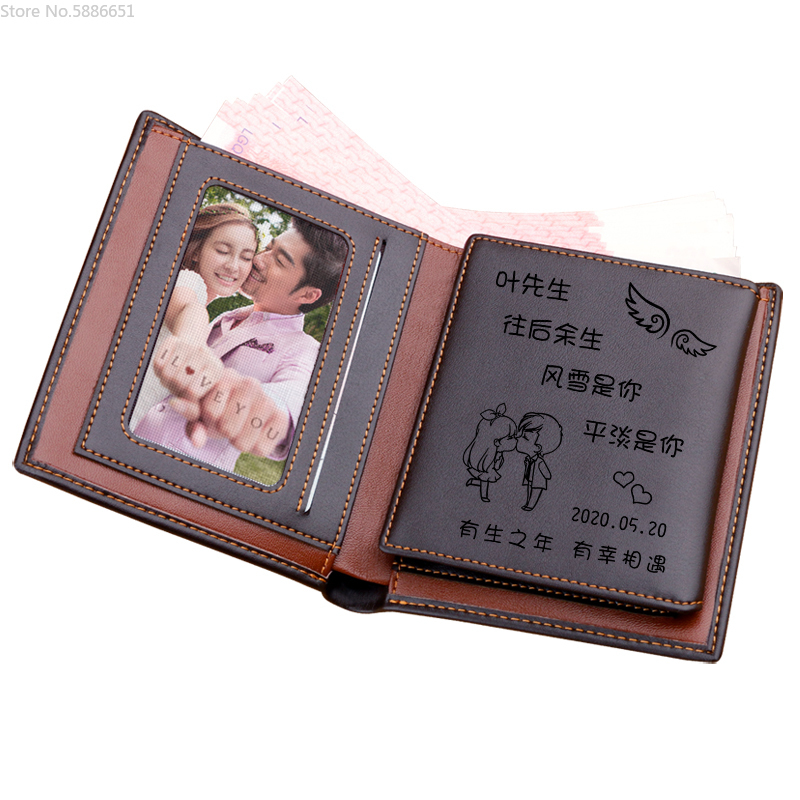 Custom Boy Man Gift Purse Wall - Men'S Grooming Day recension och pris
