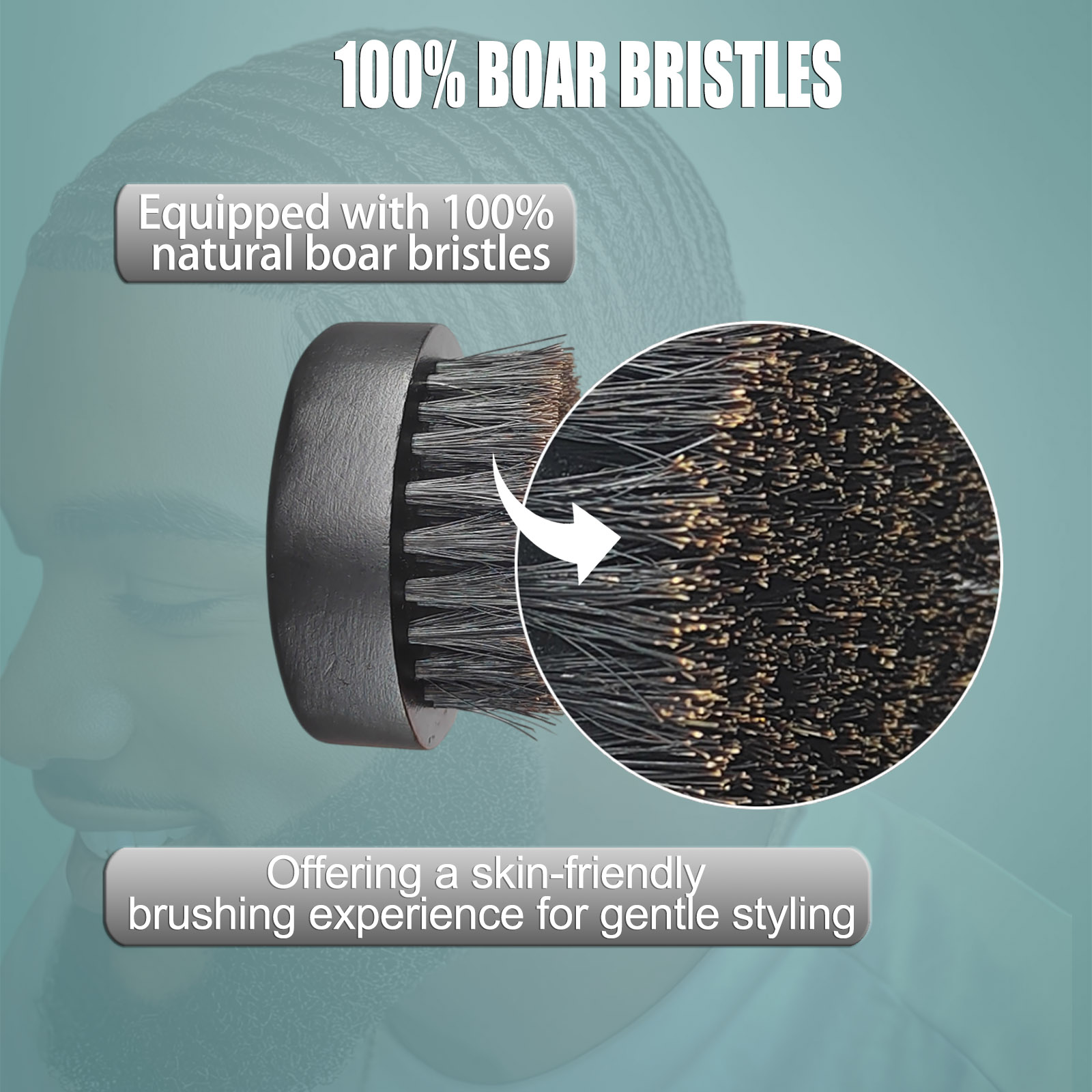 Round Beard Brush for Men – 10 - Men'S Grooming Organizer recension och pris