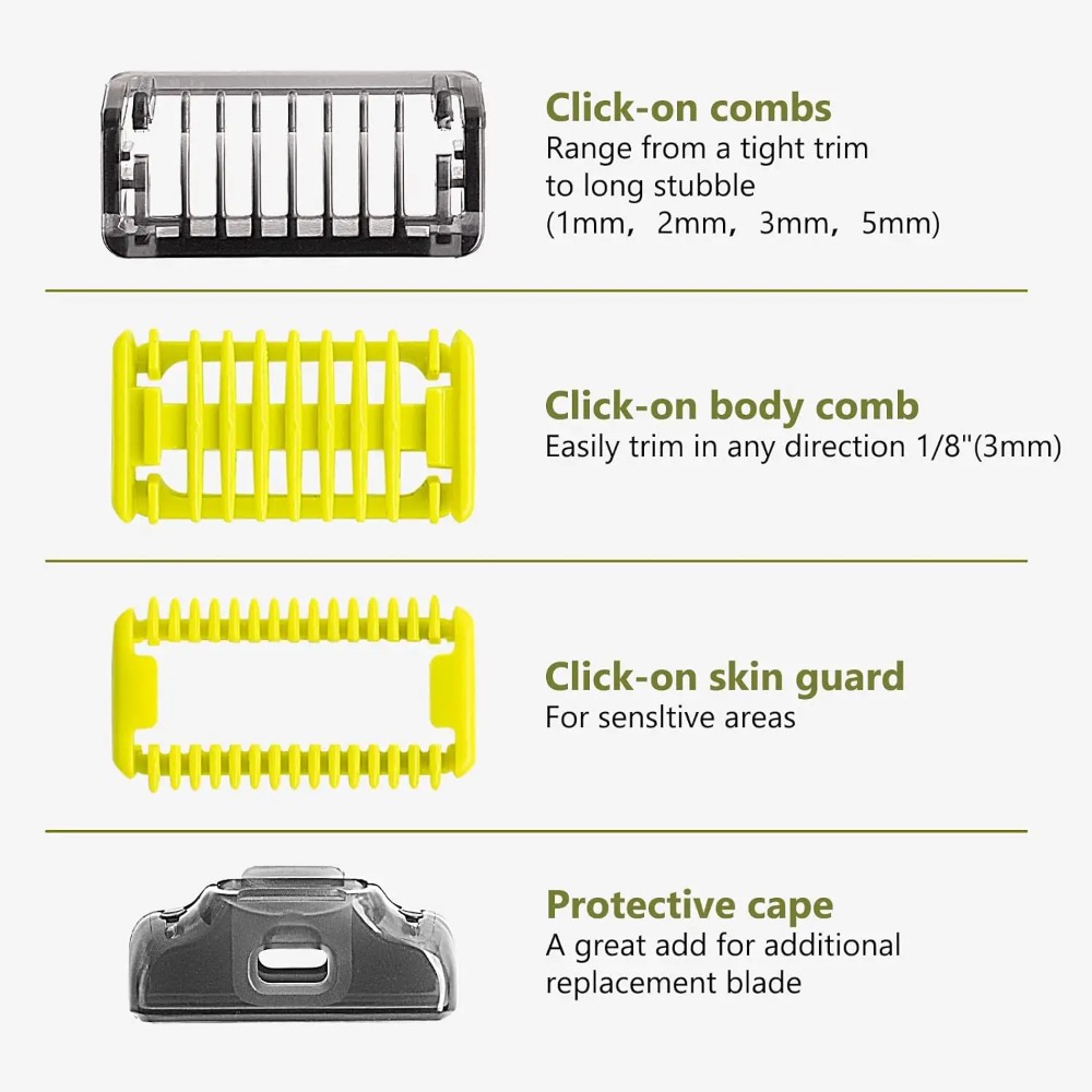 New 4 Size Guide Comb Guards f - Men'S Grooming Trimmer recension och pris