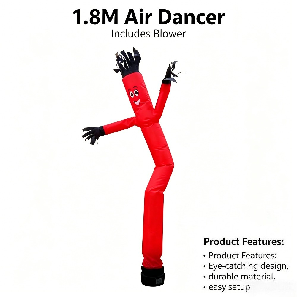 1.8m Small Inflatable Dancing  - Men'S Grooming Day recension och pris