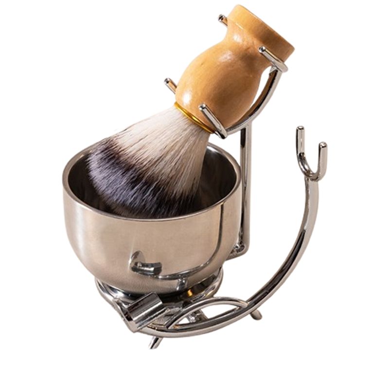 ABKS-Stainless Steel Shave Bru - Shaving Bowl Soap recension och pris