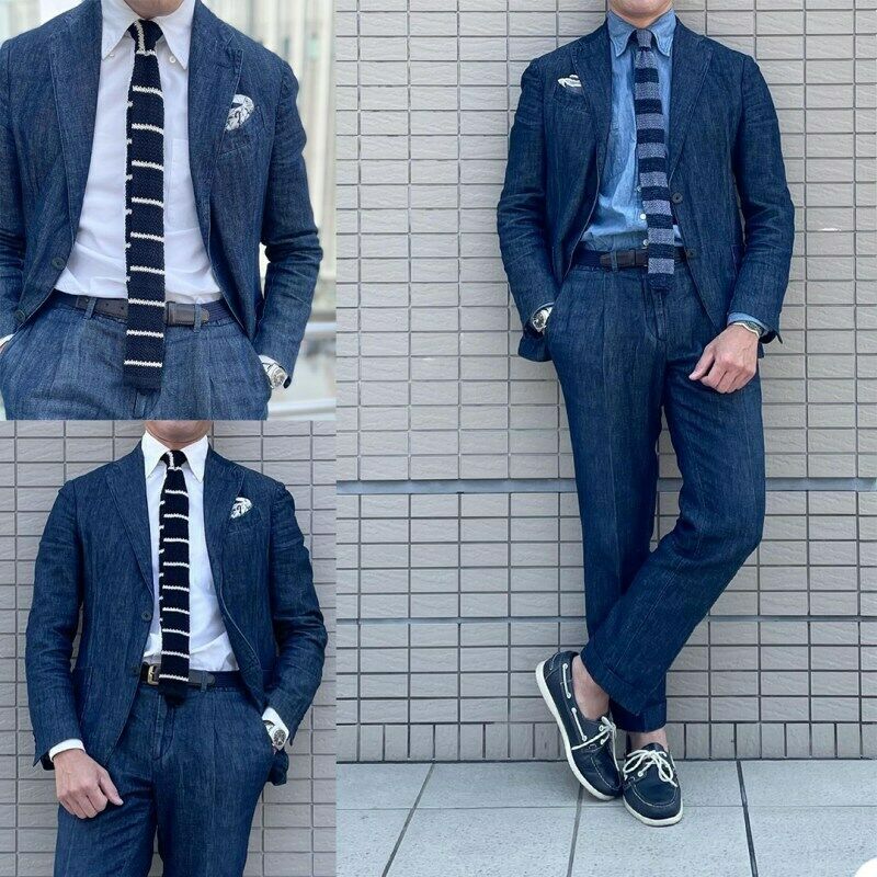 Denim Men Suits Tailor-Made 2  - Men'S Grooming Daily recension och pris