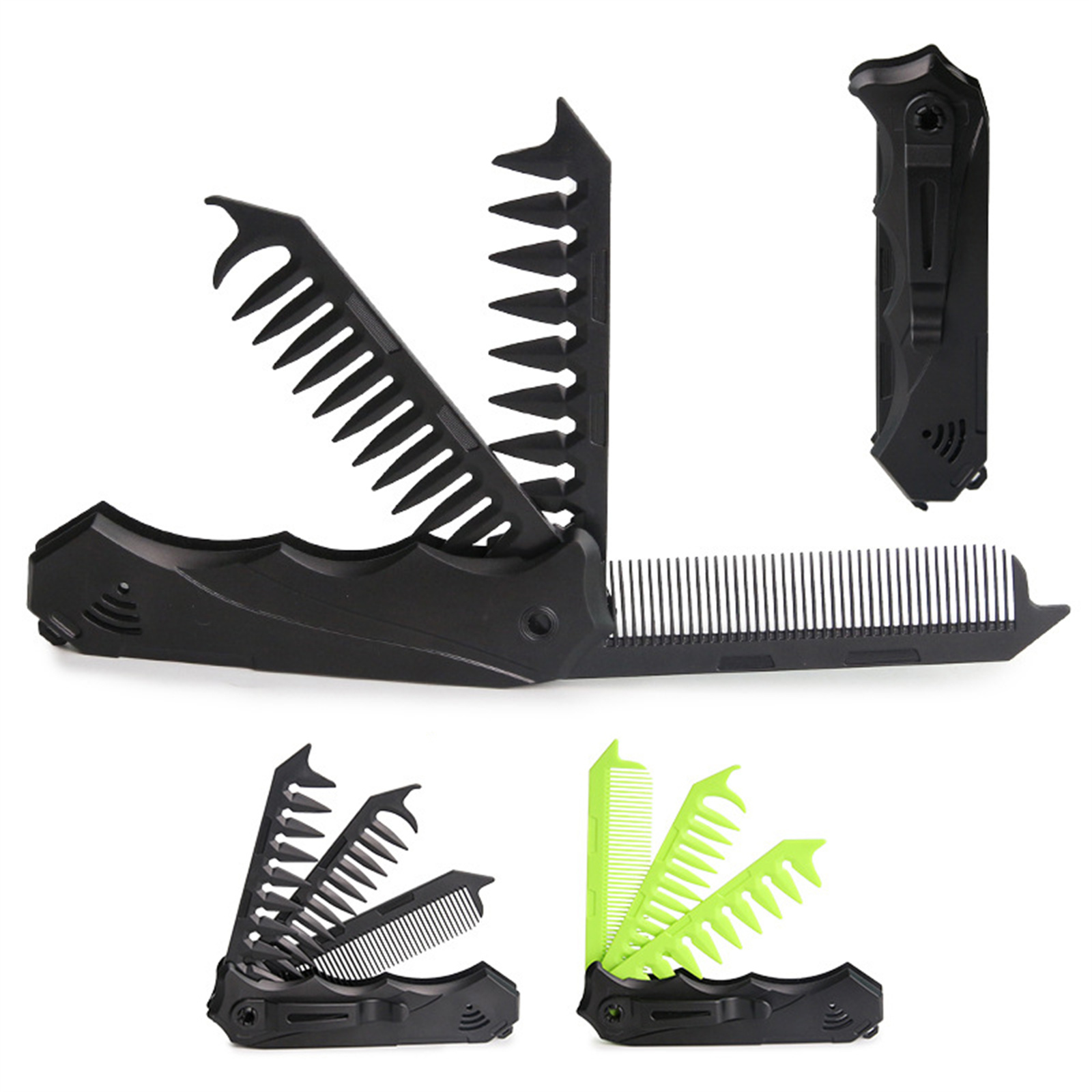 Dual Tooth Folding Comb for Me - Men'S Grooming Organizer recension och pris