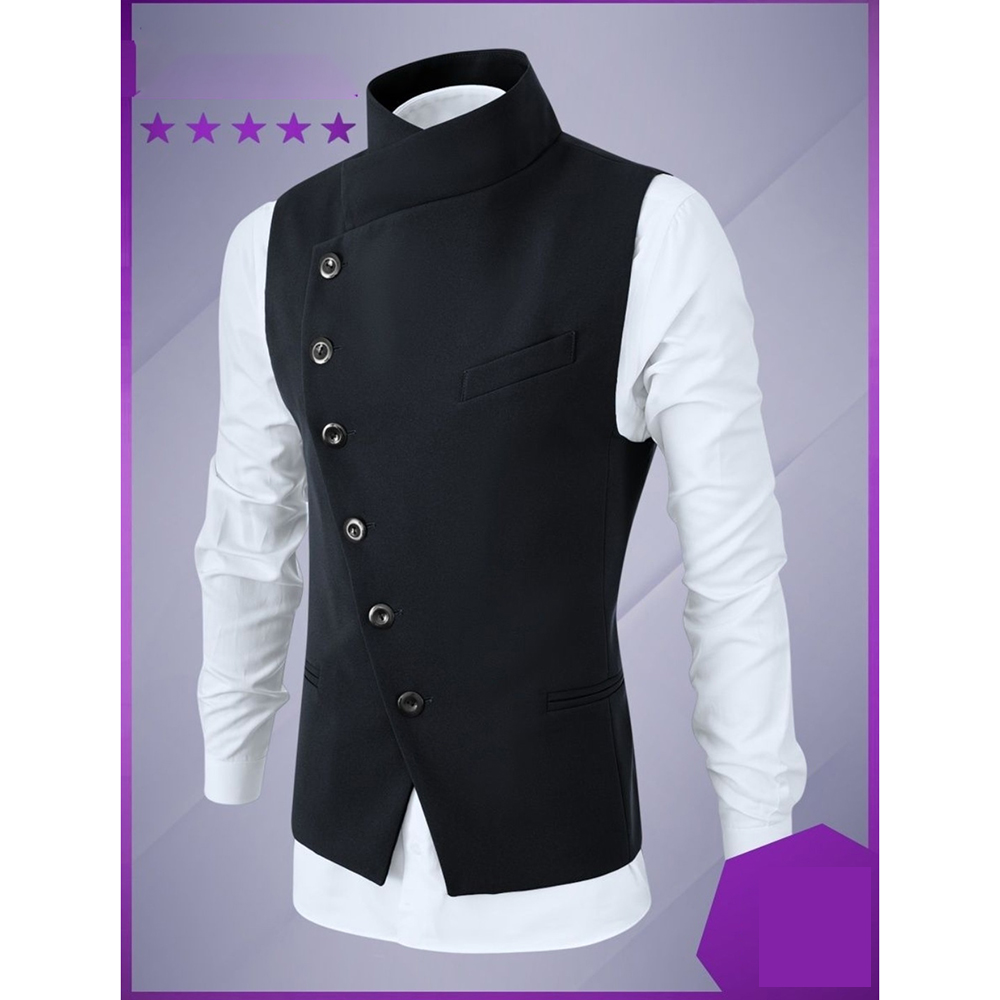 High-end Vest Male Black Fashi - Men'S Grooming Daily recension och pris