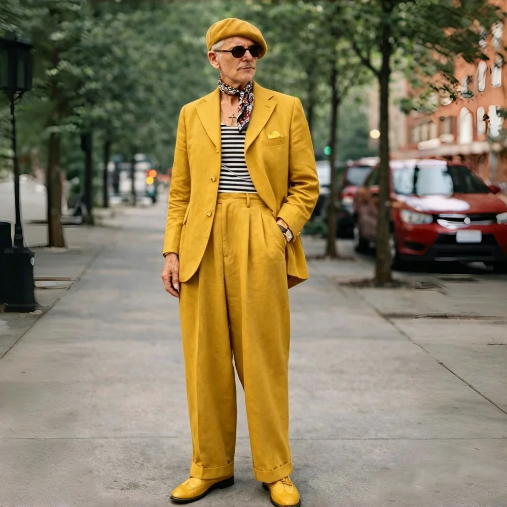 Brown Linen Men Suits 2 Pieces - Men'S Grooming Daily recension och pris