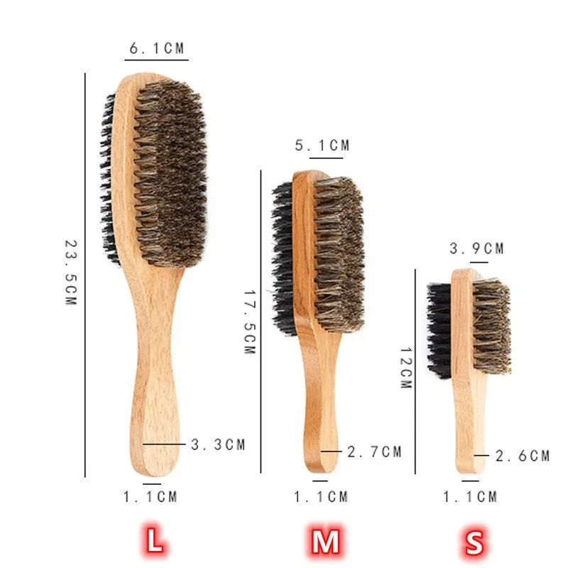 Beard Brush with Natural Woode - Men'S Grooming Organizer recension och pris