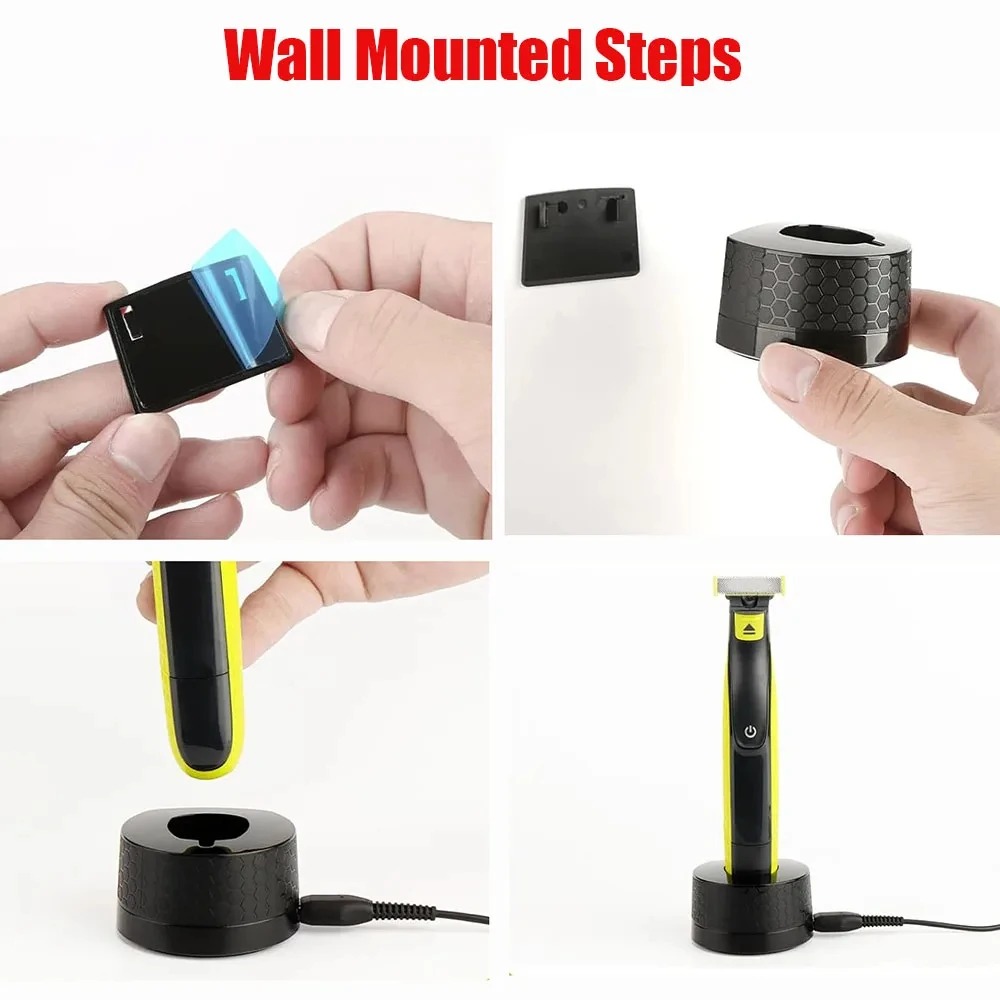 NEW Wall Mounted Charging Base - Men'S Grooming Trimmer recension och pris