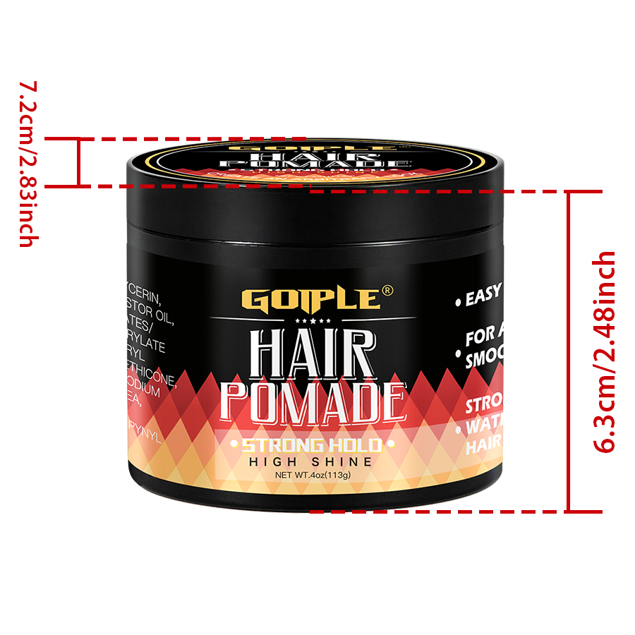 GOIPLE 113g Men Hair Pomade Hi - Men'S Grooming Gel recension och pris